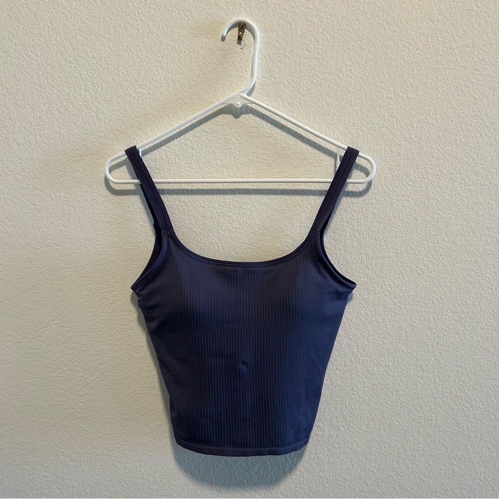 Lululemon Athletica Ebb to street tank top scoop neck cropped